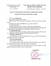 Giấy xác nhận hoàn thành quá trình thực hành, Vũ Hữu Tỉnh