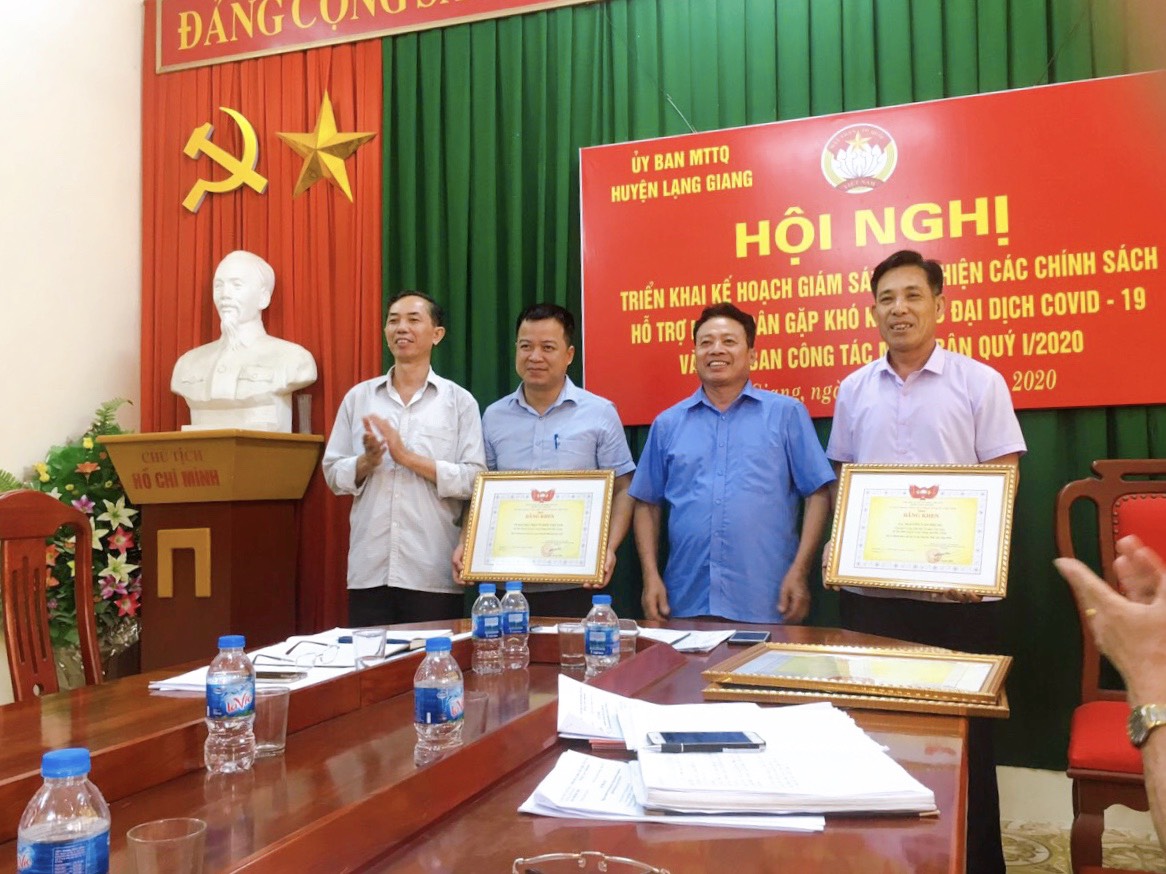 Uỷ ban MTTQ triển khai kế hoạch giám sát thực hiện chính sách hỗ trợ người dân gặp khó khăn do đại dịch Covid-19