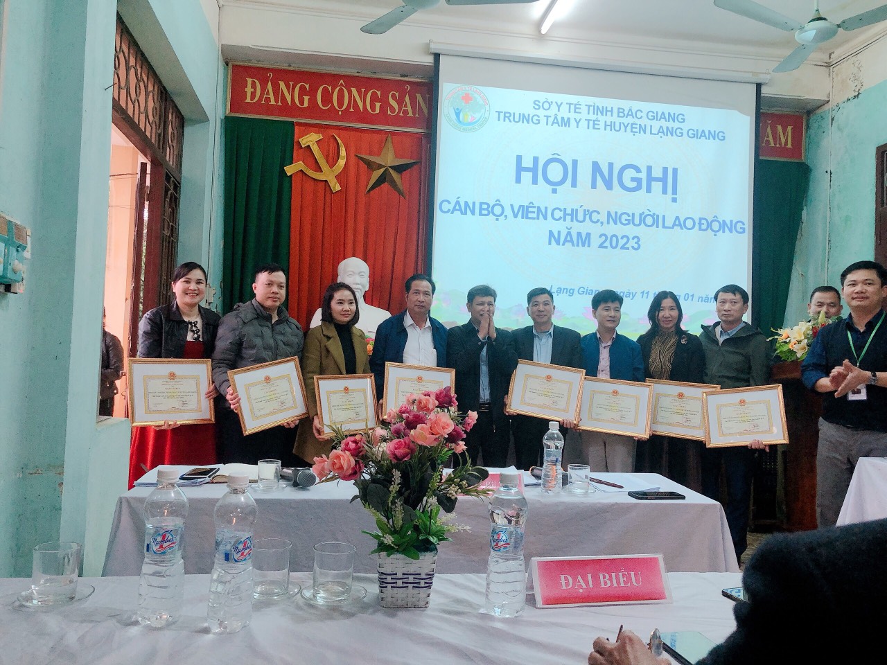 HỘI NGHỊ CÁN BỘ, VIÊN CHỨC, NGƯỜI LAO ĐỘNG  TRUNG TÂM Y TẾ HUYỆN LẠNG GIANG NĂM 2023