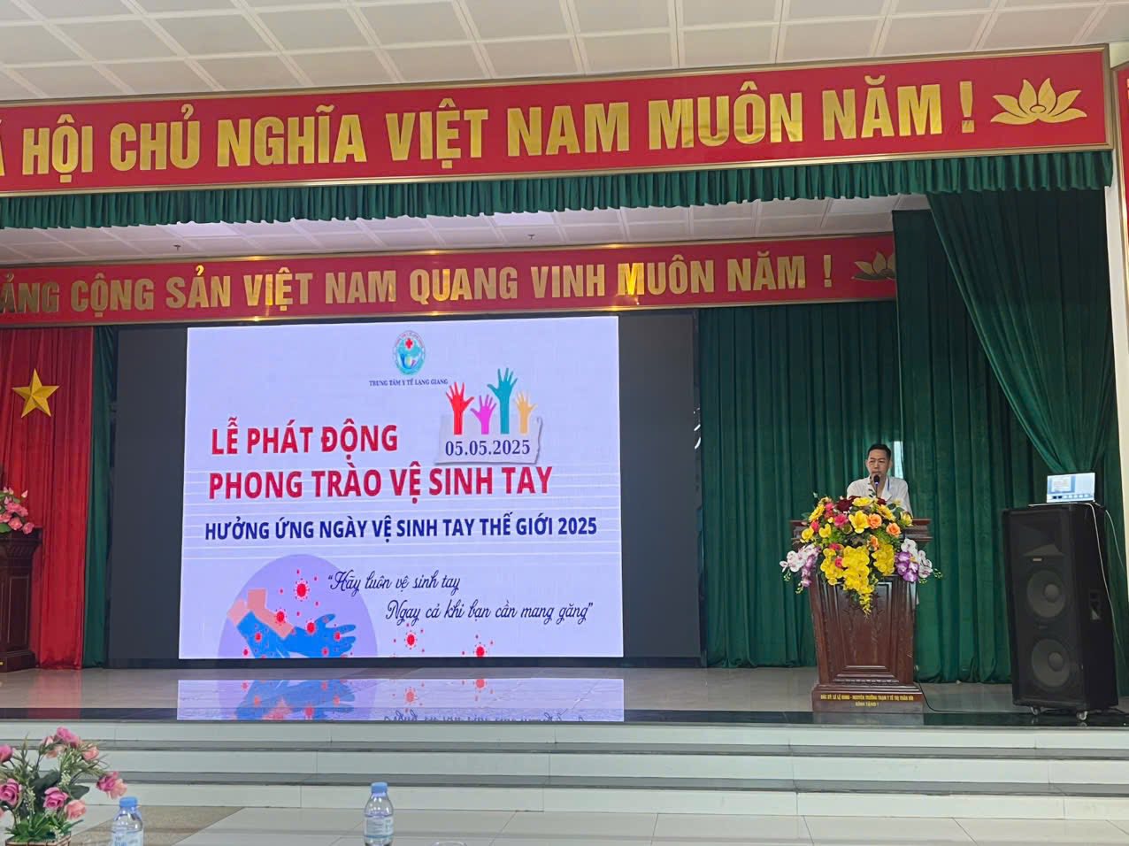 TẬP HUẤN “VỆ SINH BÀN TAY” CHO CÁN BỘ NHÂN VIÊN